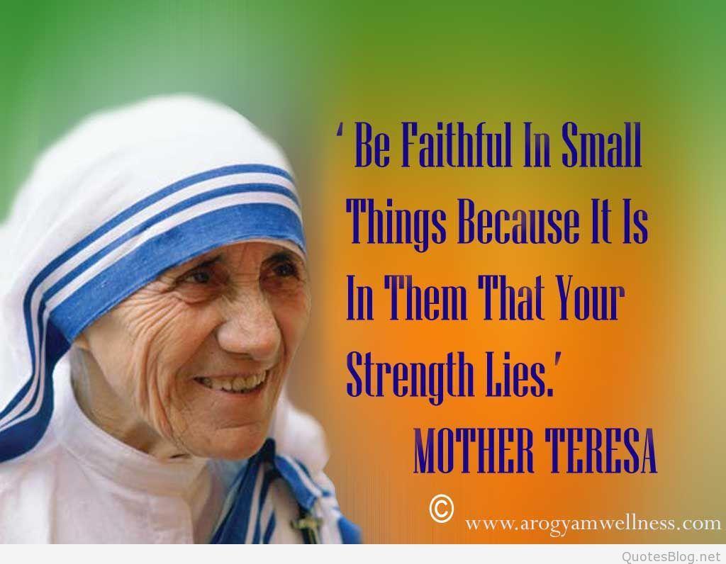 Inspirational Mother Theresa Quotes Wallpapers and Wallpaper
