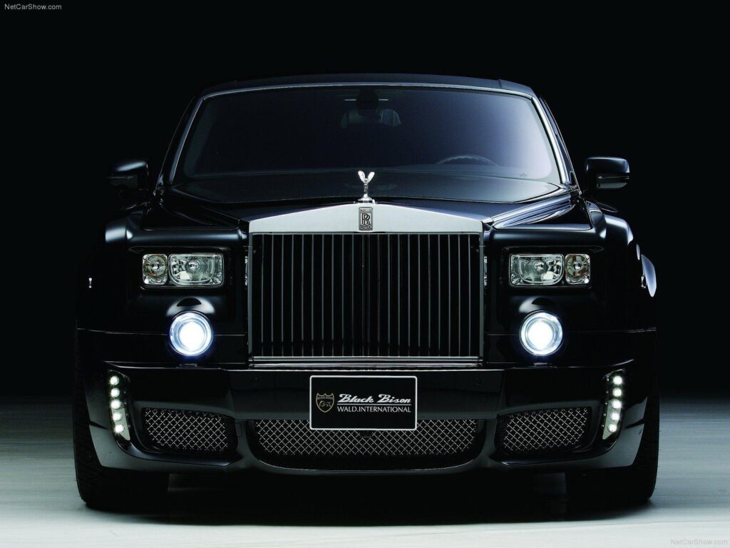 Rolls Royce Black Color Wallpaper For Desk 4K 2K Wallpapers