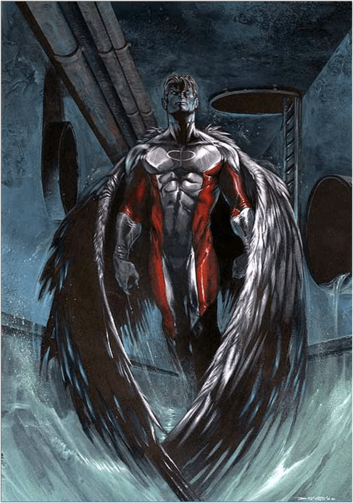 Another pic of the Xmen’s Archangel