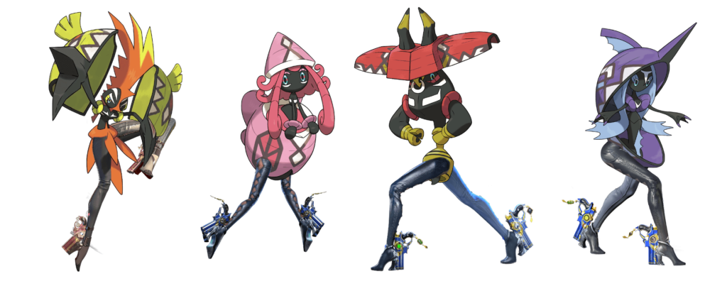If you’re an artist draw tapu’s with legs