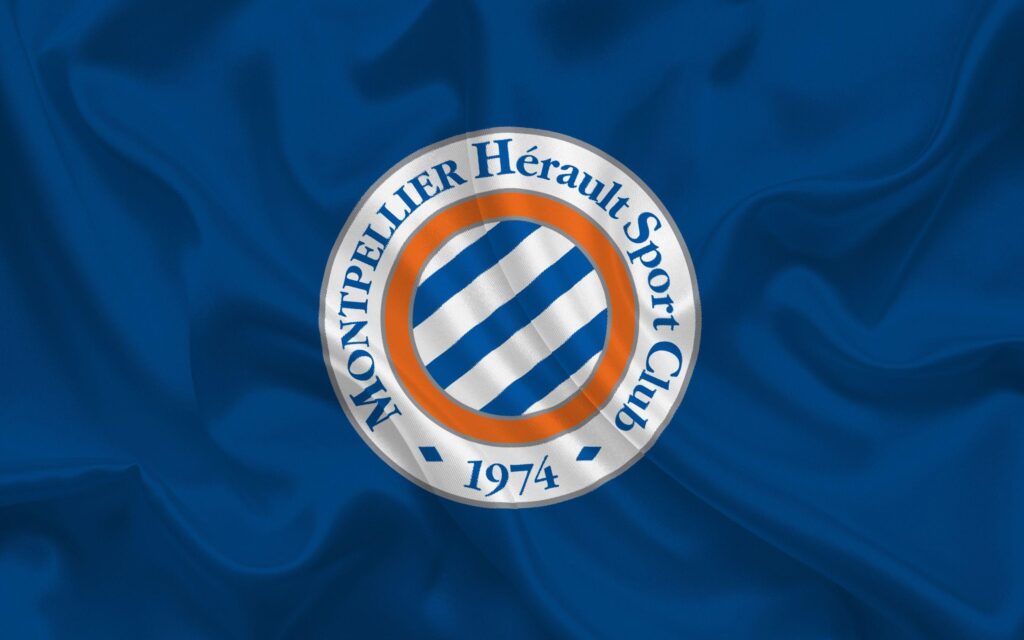 Download wallpapers Montpellier HSC, Football club, emblem