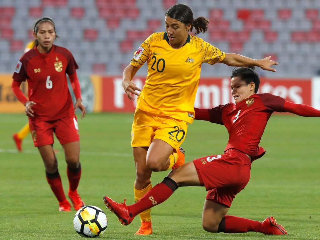 Matildas beat Thailand on penalties Asian Cup semi