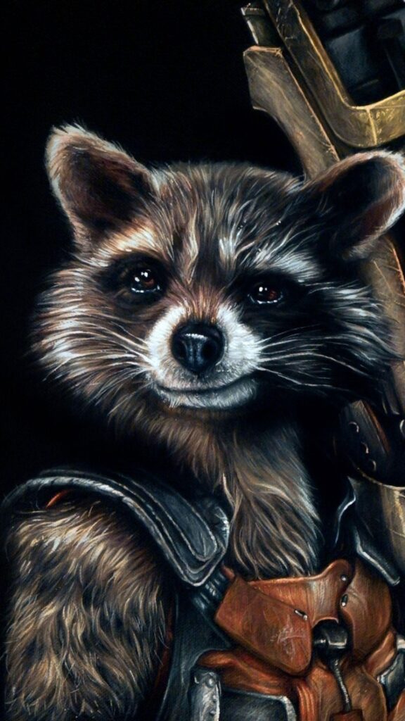 Download Wallpapers Guardians of the galaxy, Raccoon