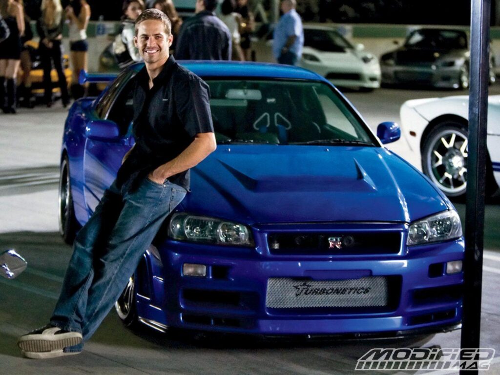 Actor Paul Walker and his awesome car wallpapers and Wallpaper