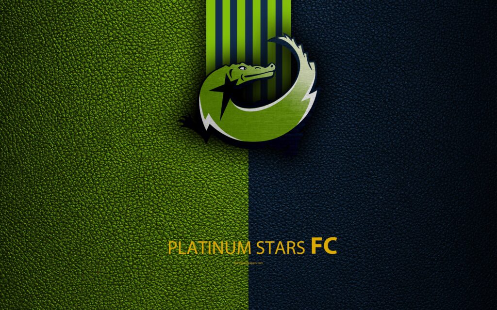 Download wallpapers Platinum Stars FC, k, leather texture, logo