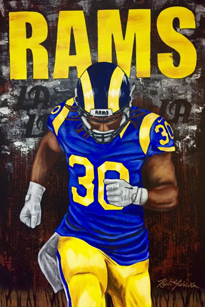 Todd Gurley LA Rams by whatevah