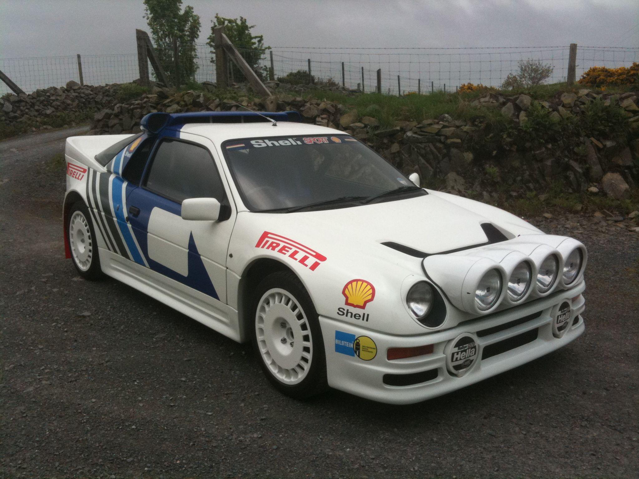 My Ford RS replica , with rally livery