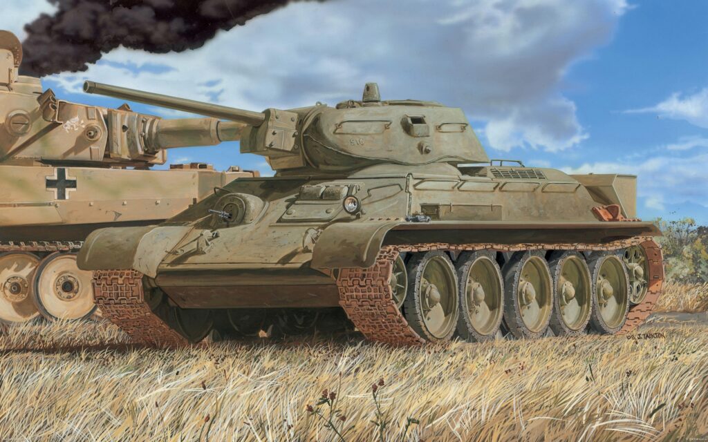 Photo Tanks Painting Art Army