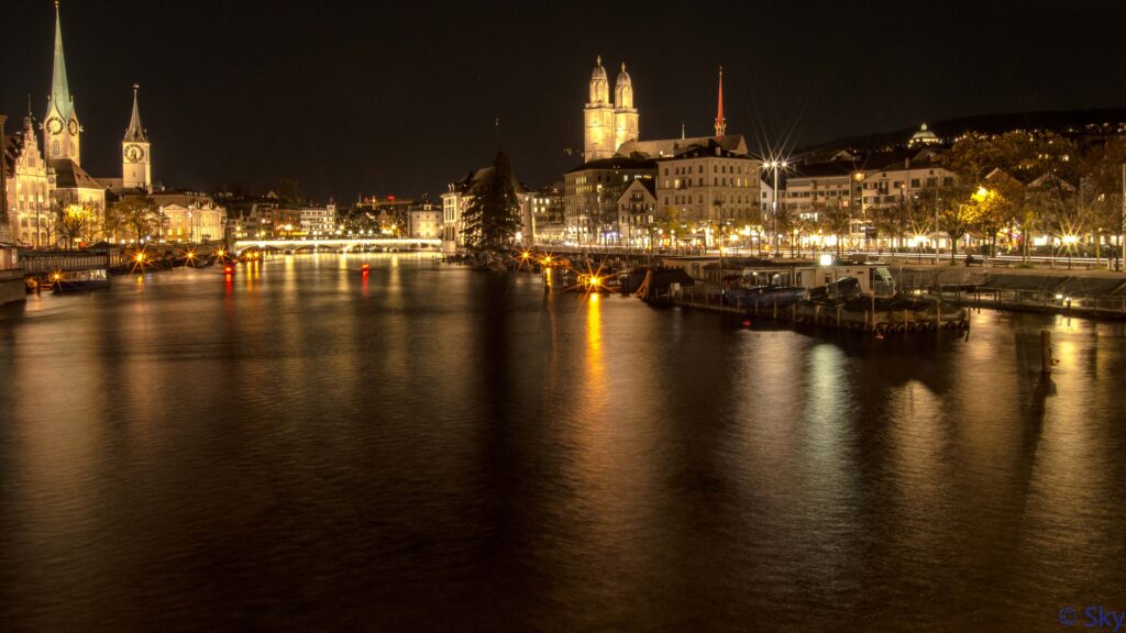 Zurich City Lights Wallpapers · 2K Wallpapers