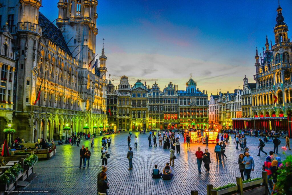 Download wallpapers Grand Place, Grote Markt, Brussels, Belgium