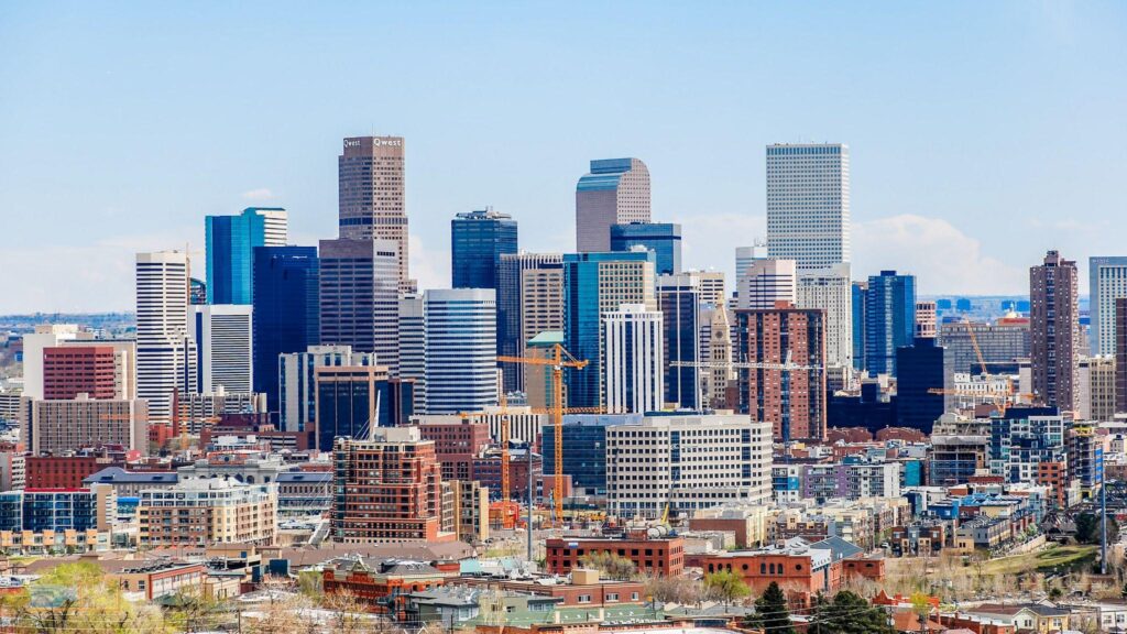 Colorful Denver CO x wallpaper| backgrounds for iPad