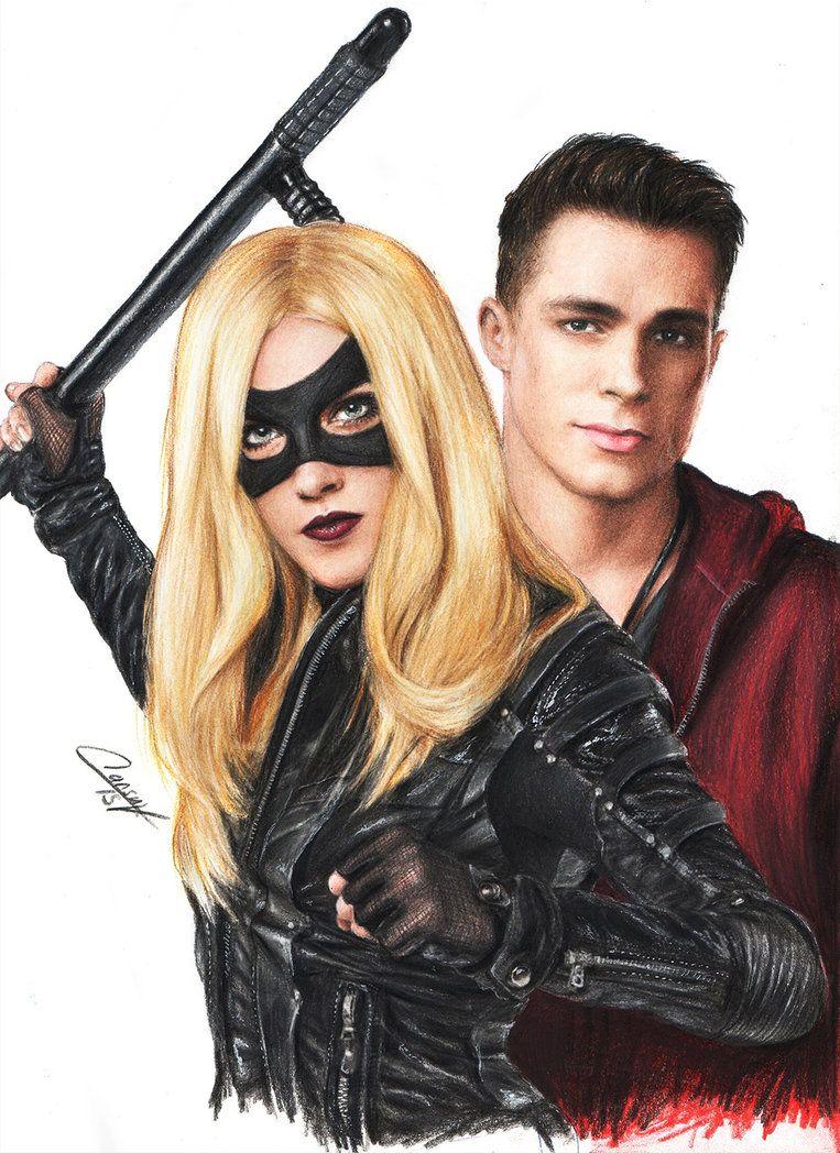 Arrow roy harper black canary colton haynes katie by CansuVURAL on