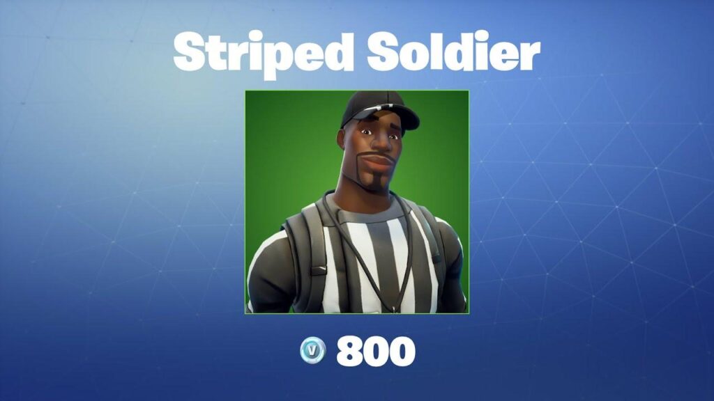 Striped Soldier Fortnite wallpapers