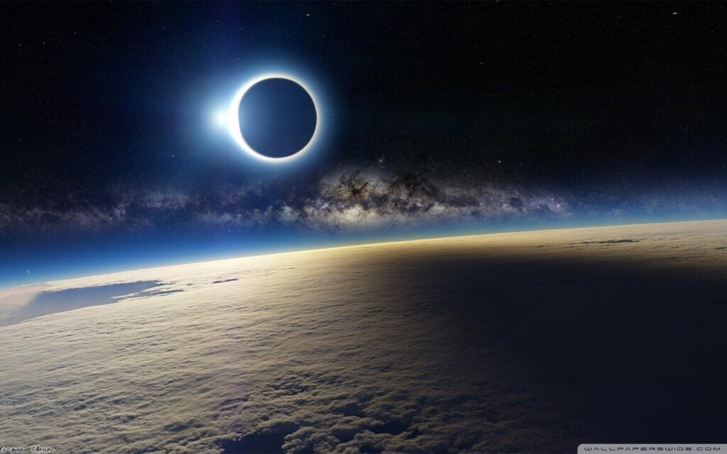 Solar Eclipse from Space ❤ K 2K Desk 4K Wallpapers for K Ultra 2K TV
