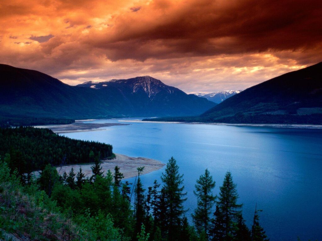 Upper Arrow Lake, British Columbia, Canada wallpapers