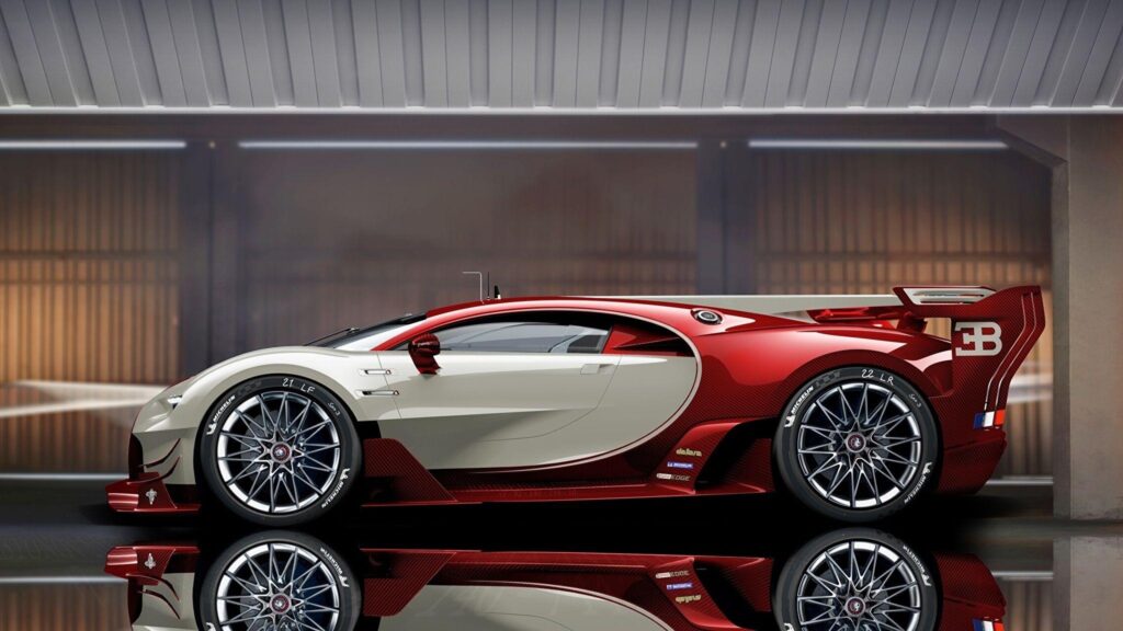 Photos BUGATTI Veyron EB sports car Luxury Side