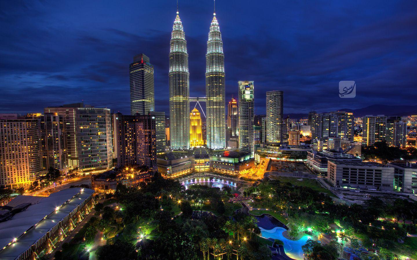 Malaysia, Kuala Lumpur, Kuala Lumpur, Night, Blue Hour