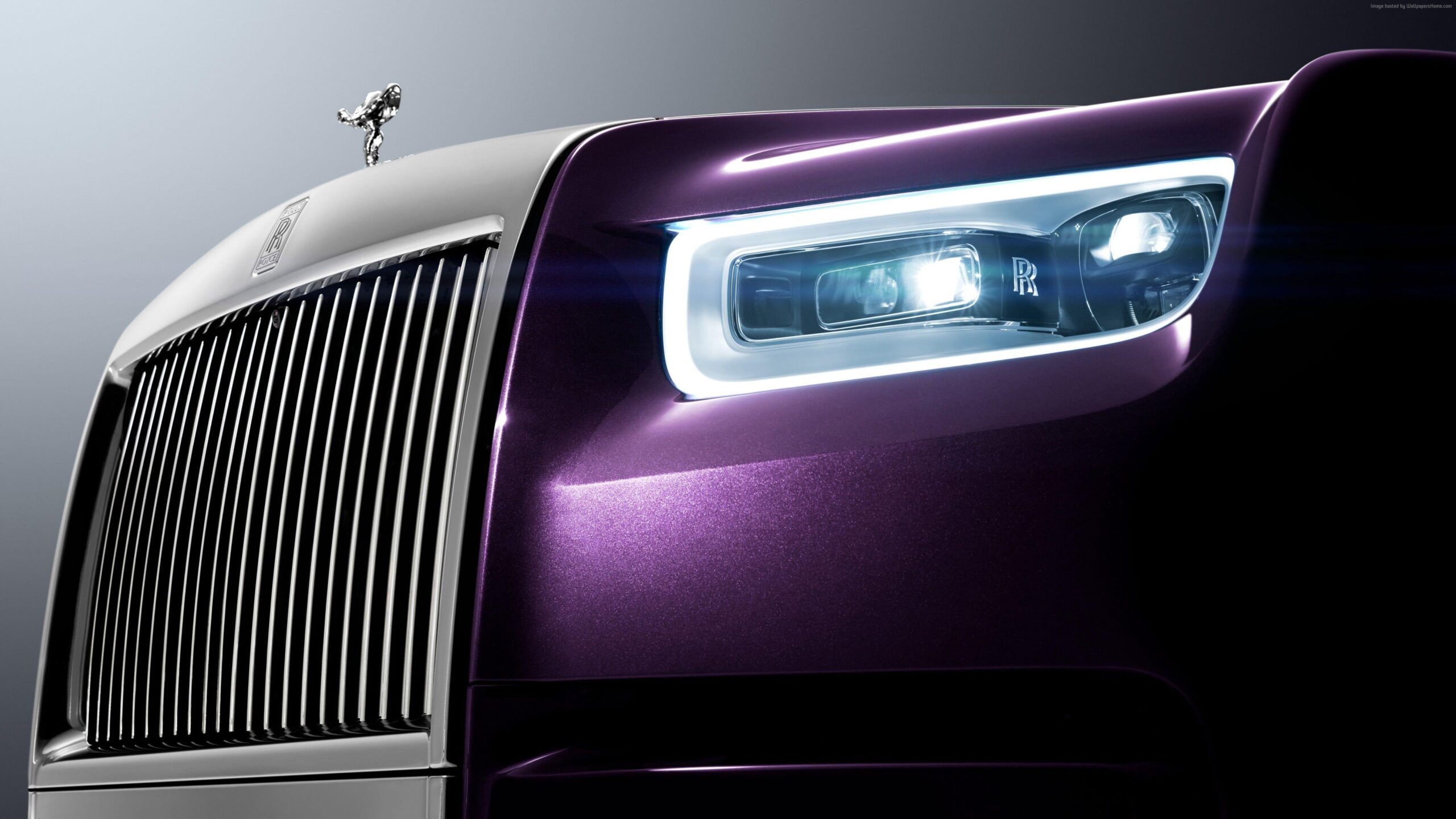 Purple Rolls Royce Phantom 2K wallpapers