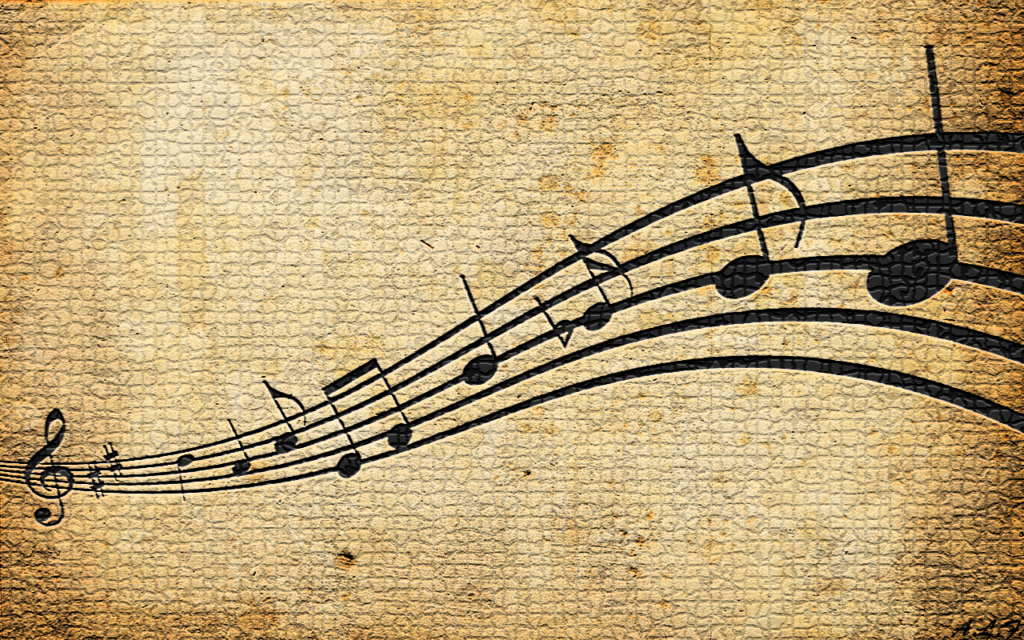 Vintage Music Note Wallpaper – Click Wallpapers