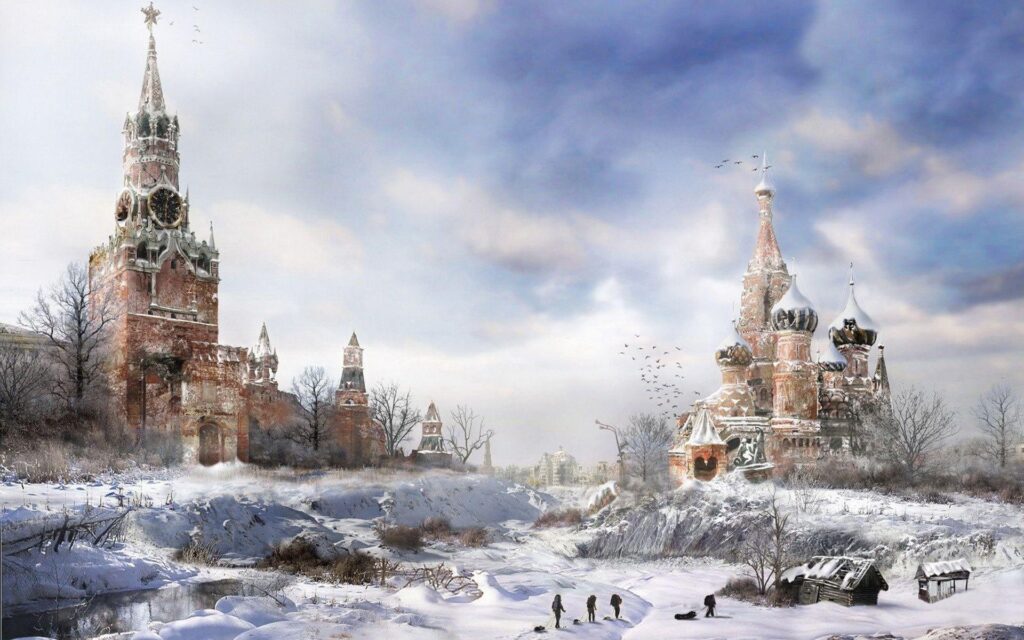 Apocalypse Moscow Russia Two wallpapers